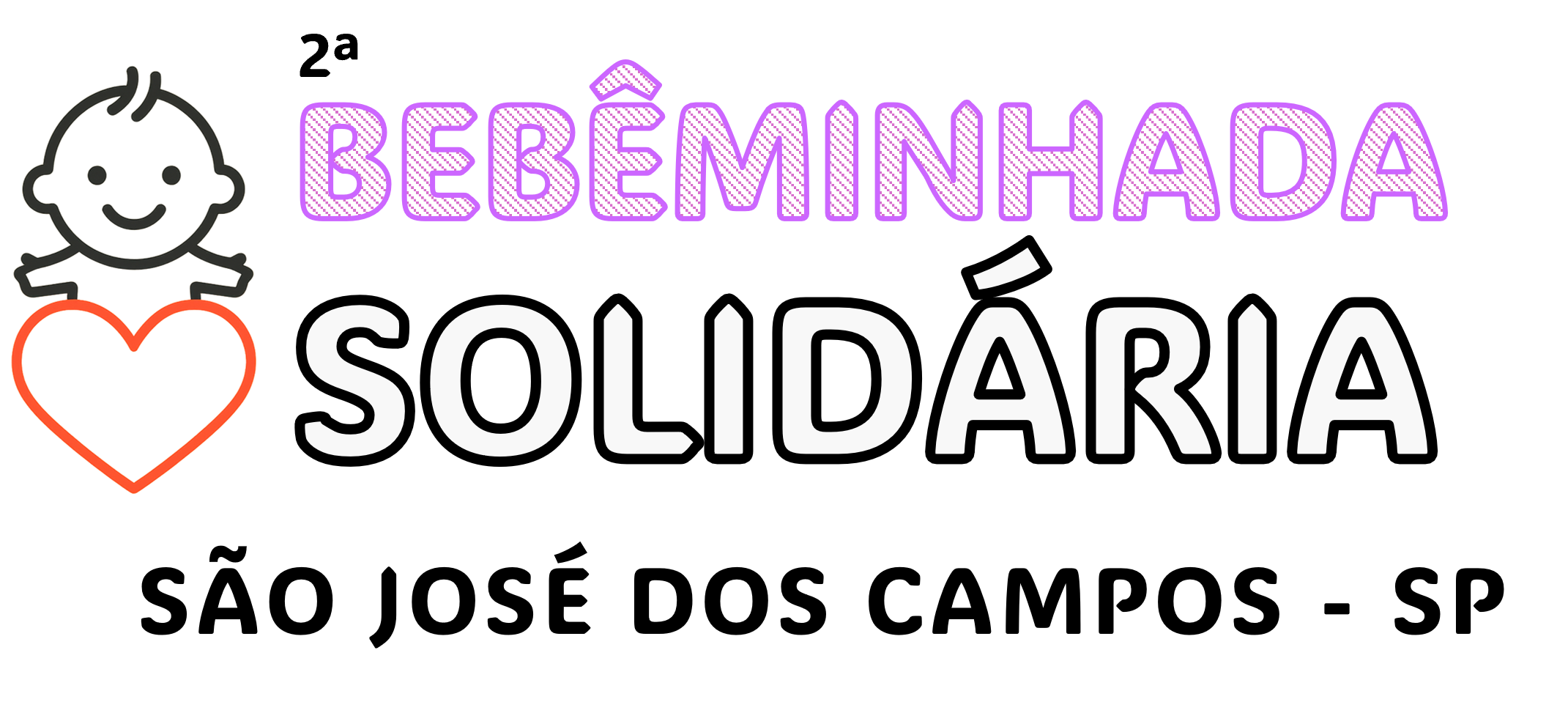 Logo oficial da Bebêminhada Solidária